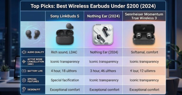 Best Wireless Earbuds Under 200 Dollars 2024: Top Picks