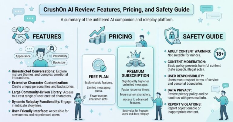 CrushOn AI Review: Features, Pricing, and Safety Guide