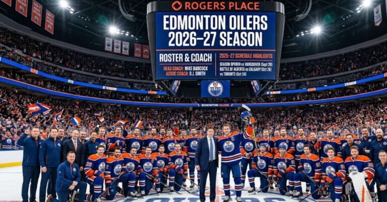 Edmonton Oilers 2026–27 Roster, Coach and Schedule